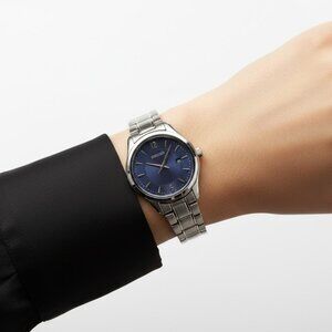 NWT Authentic Seiko Noble Quartz Blue Dial Women's Watch